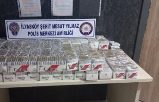 Samsun'da kaçak sigara operasyonu