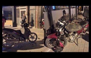 Samsun'da iki motosikletin çarpıştığı kazada...