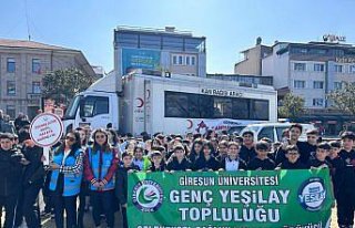 Giresun'da Yeşilay Haftası kutlandı