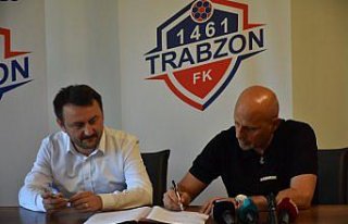 1461 Trabzon FK, teknik direktör Zafer Turan ile...