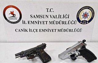 Samsun'da silah kaçakçılığı operasyonunda...