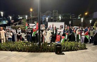 Trabzon'da İsrail'in Gazze'ye yönelik...