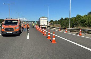 Bolu Dağı geçişinin İstanbul istikameti trafiğe...