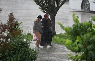 Düzce'de kısa süreli sağanak