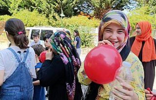 Düzce'de yaz Kur'an kursuna katılan çocuklara...