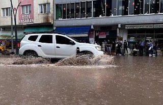 Giresun'da sağanak hasara neden oldu