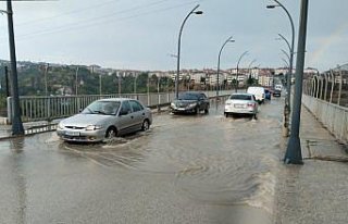 Karabük’te sağanak etkili oldu