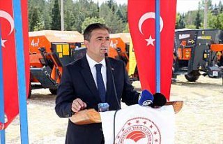 Kastamonu'da 110 çiftçiye makine için 45 milyon...