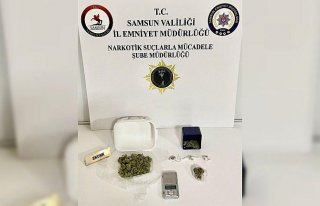 Samsun'da narkotik denetimlerinde 38 şüpheli...