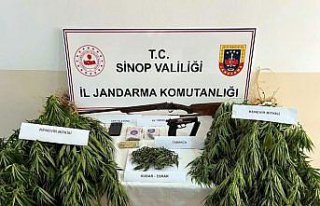 Sinop'ta jandarma ekipleri uygulamalarda 18 kişiyi...