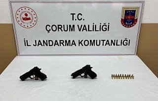 Çorum'da bomba arama köpeği Arşiv, araçta...