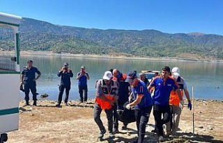 Çorum'da kamp yaparken kaybolan kişinin baraj...