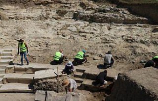 Pompeiopolis Antik Kenti'ndeki Roma tiyatrosu...