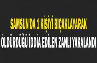 Samsun'da 1 kişiyi bıçaklayarak öldürdüğü...