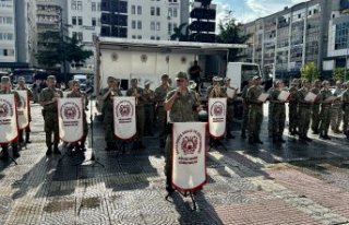 Samsun'da askeri bando konser verdi