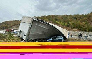 Samsun-Ankara kara yolundaki zincirleme trafik kazasında...