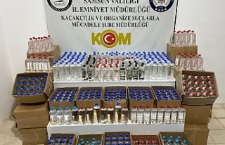 Samsun'da 774 litre etil alkol ele geçirildi