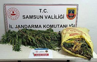 Samsun'da uyuşturucu operasyonunda 12 kilogram...