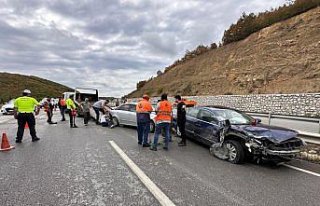 Samsun'daki zincirleme trafik kazasında 6 kişi...