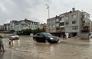 Sinop’ta sağanak nedeniyle bazı ev ve iş yerlerini...