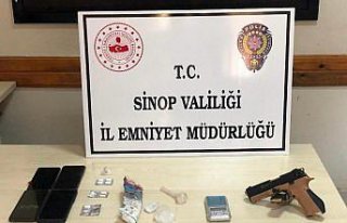 Sinop'ta uyuşturucu operasyonunda 3 zanlı tutuklandı