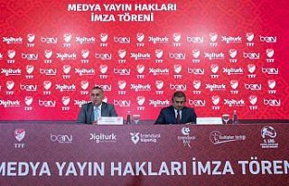 “Süper Lig ve 1. Lig medya yayın hakları“ imza...