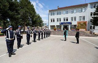 Tokat Valisi Köklü, İl Jandarma Komutanı Küyük'ü...