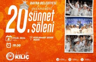 20. GELENEKSEL SÜNNET ŞÖLENİ 6 EYLÜL'DE