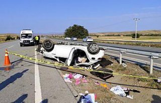 Çorum'da trafik kazasında polis çift hayatını...