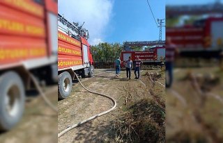 Mengen'de ahşap evde çıkan yangın söndürüldü