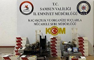 Samsun'da kaçakçılık operasyonunda 2 şüpheli...