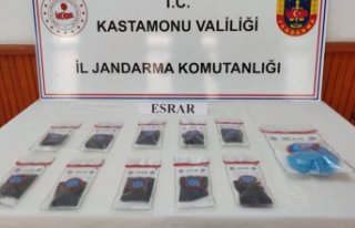 Kastamonu'da uyuşturucu operasyonlarında yakalanan...