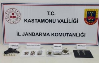 Kastamonu'da uyuşturucu operasyonlarında yakalanan...