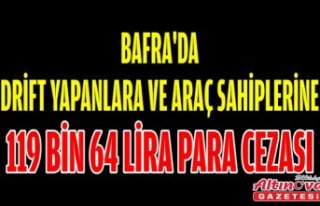 Bafra'da drift yapanlara ve araç sahiplerine...