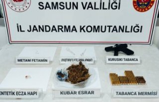 Samsun'da uyuşturucu operasyonunda 1 zanlı...