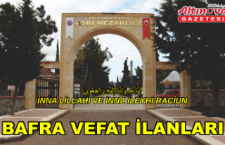 Bafra vefat ilanları