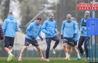 Trabzonspor, Alanyaspor maçının hazırlıklarına...