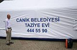 CANİK'DE TAZİYE EVİ KURULDU