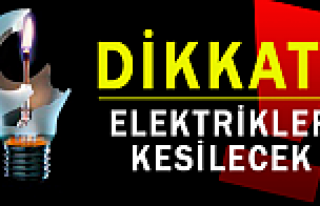 Samsun'da Elektrik Kesintisi Olacak