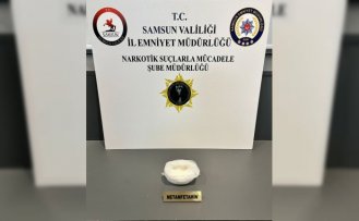 Samsun'da üzerinde uyuşturucu bulunan şüpheli gözaltına alındı