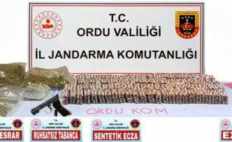 Ordu'da uyuşturucu operasyonunda 3 kişi tutuklandı