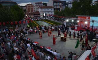 Havza'da 15 Temmuz Milli Birlik Yürüyüşü yapıldı