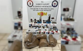 Samsun'da kaçakçılık operasyonunda 2 kardeş yakalandı