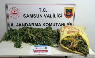 Samsun'da uyuşturucu operasyonunda 12 kilogram esrar ele geçirildi