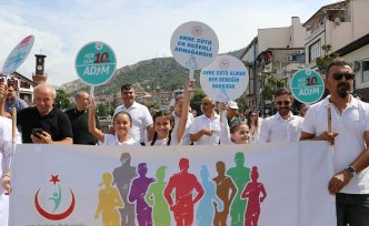 Amasya'da Sağlıklı Hayat Yürüyüşü düzenlendi