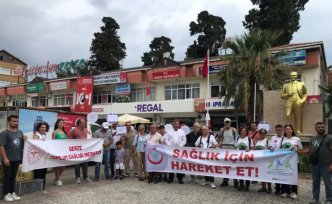 Sinop’un Gerze ilçesinde sağlıklı yaşam yürüyüşü yapıldı