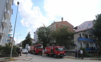 Tokat'ta annesi ile tartışan kişinin evinde çıkardığı yangın hasara yol açtı