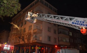 Ordu'da apartmanda çıkan yangında 1 kişi dumandan etkilendi