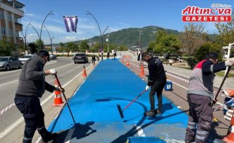 Altınordu'da bisiklet ve yürüyüş yolları yenileniyor