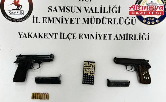 Yakakent'te silah kaçakçılığı operasyonunda 2 kişi yakalandı
